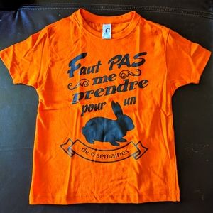 NWT - $5 or FREE if bundled - Toddler french rabbit tee-shirt 🧡🐇